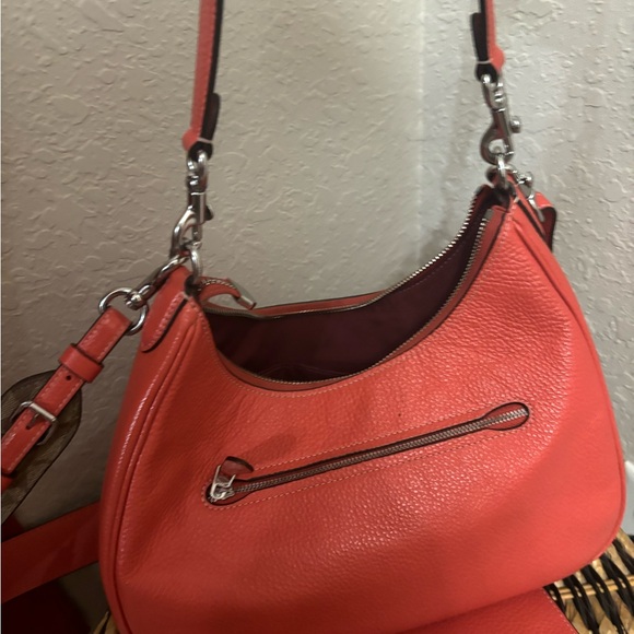 teri coach purse coral and matching wallet - Picture 7 of 11